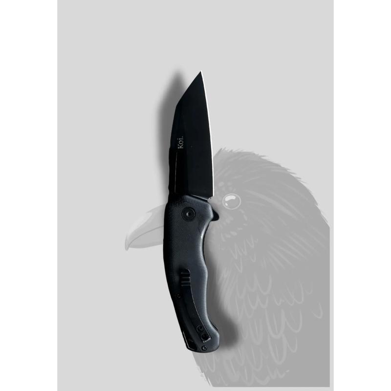 KOI Knives - \"Ray\" The Raven EDC Pocket Knife