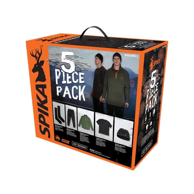 Spika Mens 5 Piece Box Pack - Fleece
